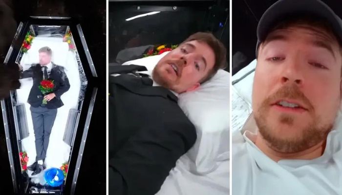 Maior YouTuber do mundo chora após ser enterrado vivo por sete dias